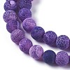Natural Weathered Agate Beads Strands X-G-P414-A03-3