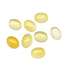 Natural Yellow Agate Cabochons G-O175-30D-01-2