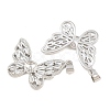 Brass Micro Pave Cubic Zirconia Peg Bails CU-CBA908F-03P-2