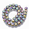 Electroplate Glass Beads Strands EGLA-T012-02G-8MM-2