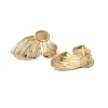 Ion Plating(IP) 304 Stainless Steel Stud Earring Findings STAS-F286-06A-G-1