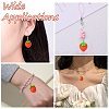 60Pcs 10 Styles Opaque Resin Pendants RESI-CJ0004-41-7