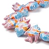 Handmade Porcelain Beads PORC-G002-54G-3