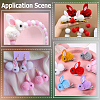 28Pcs 7 Colors Wool Felt Ball AJEW-SC0031-37A-7