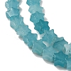 Dyed Natural Amazonite Beads Strands G-G085-B30-02-3