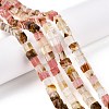 Tigerskin Glass Beads Strands G-T139-6x6-11A-1