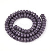 Opaque Solid Color Glass Beads Strands GLAA-ZX008-8mm-18S-2