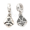 Brass European Dangle Charms KK-M247-01AS-2