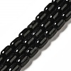 Natural Black Tourmaline Beads Strands G-G980-22-1
