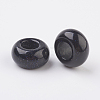 Synthetic Blue Goldstone European Beads X-G-G740-14x8mm-17-2