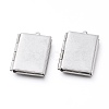 Non-Tarnish 304 Stainless Steel Locket Pendants STAS-K192-08P-1