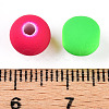 Spray Painted Acrylic Beads ACRP-N003-04B-M-3
