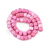 Ombre Effect Dyed Glass Beads Strands GLAA-H037-01F-2