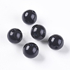 Natural Black Onyx Beads G-K275-13-6mm-2