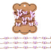 1M Handmade Acrylic Butterfly Link Chains CHC-TA0001-24A-1