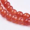 Natural White Jade Bead Strands G-R165-8mm-M2-3