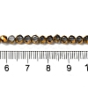 Electroplate Glass Beads Strands X-EGLA-P061-01B-02-4