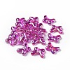 UV Plating Rainbow Iridescent Acrylic Beads PACR-H001-06-2