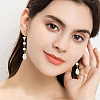24Pcs 6 Styles Brass Micro Pave Clear Cubic Zirconia Earring Hooks EJEW-BBC0002-16-6
