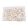 201 Stainless Steel Hoop Earrings Sets EJEW-PJ0001-02-8