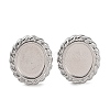 Non-Tarnish 304 Stainless Steel Stud Earring Findings STAS-M323-23P-1