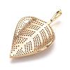 Brass Micro Pave Cubic Zirconia Pendants ZIRC-E124-67-3