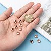 Brass Micro Pave Cubic Zirconia Beads ZIRC-F001-121RG-6