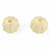 Spray Painted Acrylic Beads MACR-T037-01A-4