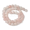 Natural Rose Quartz Beads Strands G-H023-A14-01-3