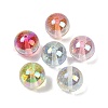 UV Plating Transparent Acrylic Beads OACR-A040-05-1