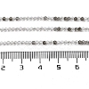 Transparent Glass Beads Strands GLAA-H027-01F-5