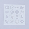 Plastic Reusable Drawing Painting Stencils Templates X-DIY-L026-106C-2