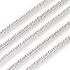 Tarnish Resistant 201 Stainless Steel Curb Chains CHS-L017-17A-1