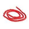 Faceted Bicone Glass Beads Strands EGLA-P017-4mm-M-2