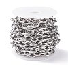 Tarnish Resistant 304 Stainless Steel Oval Link Chains CHS-C002-01P-2