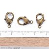 Brass Lobster Claw Clasps KK-903-AB-NF-4