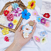 200Pcs 4 Styles Cloth Artificial FLower AJEW-SP0003-68-3