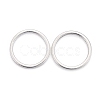 Brass Linking Rings KK-Y003-03E-S-2
