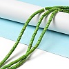 Synthetic Turquoise Beads Strands X-TURQ-G120-4x6mm-08-2