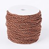 Brass Twisted Chains X-CHC-Q001-5x4mm-R-2