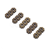 Tibetan Style 3-Hole Spacer Bars LS-TIBEB-A0794Y-AB-RS-2
