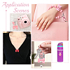 11Pcs Acrylic & Alloy & Plastic Pearl Keychains SJEW-WR00005-5
