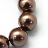 Baking Paint Glass Pearl Bead Strands HY-Q003-3mm-52-3