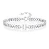 Letter 304 Stainless Steel Link Bracelets FS-WG7830E-45-1