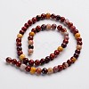 Round Natural Mookaite Gemstone Bead Strands G-J333-06-6mm-2