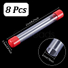 Transparent PVC Plastic Bead Storage Tubes AJEW-WH0348-767A-2