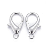 Platinum Plated Zinc Alloy Lobster Claw Clasps X-E107-P-NF-3