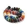Natural Lava Rock Dyed Beads Strands G-L586-B02-05-3