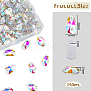 150Pcs Sew on Rhinestone EGLA-HS0001-01-2