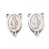 Tarnish Resistant 201 Stainless Steel Chandelier Component Links STAS-Z019-B-18P-1